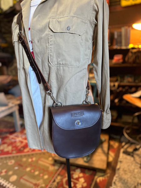 Leather crossbody Transit bag