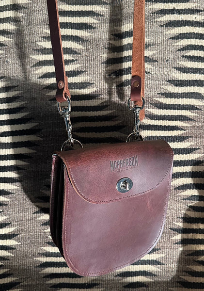 Leather crossbody Transit bag